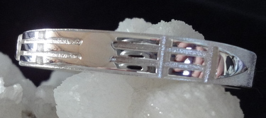 Armband in zuiver zilver, met Mu-Atlantis combinatie